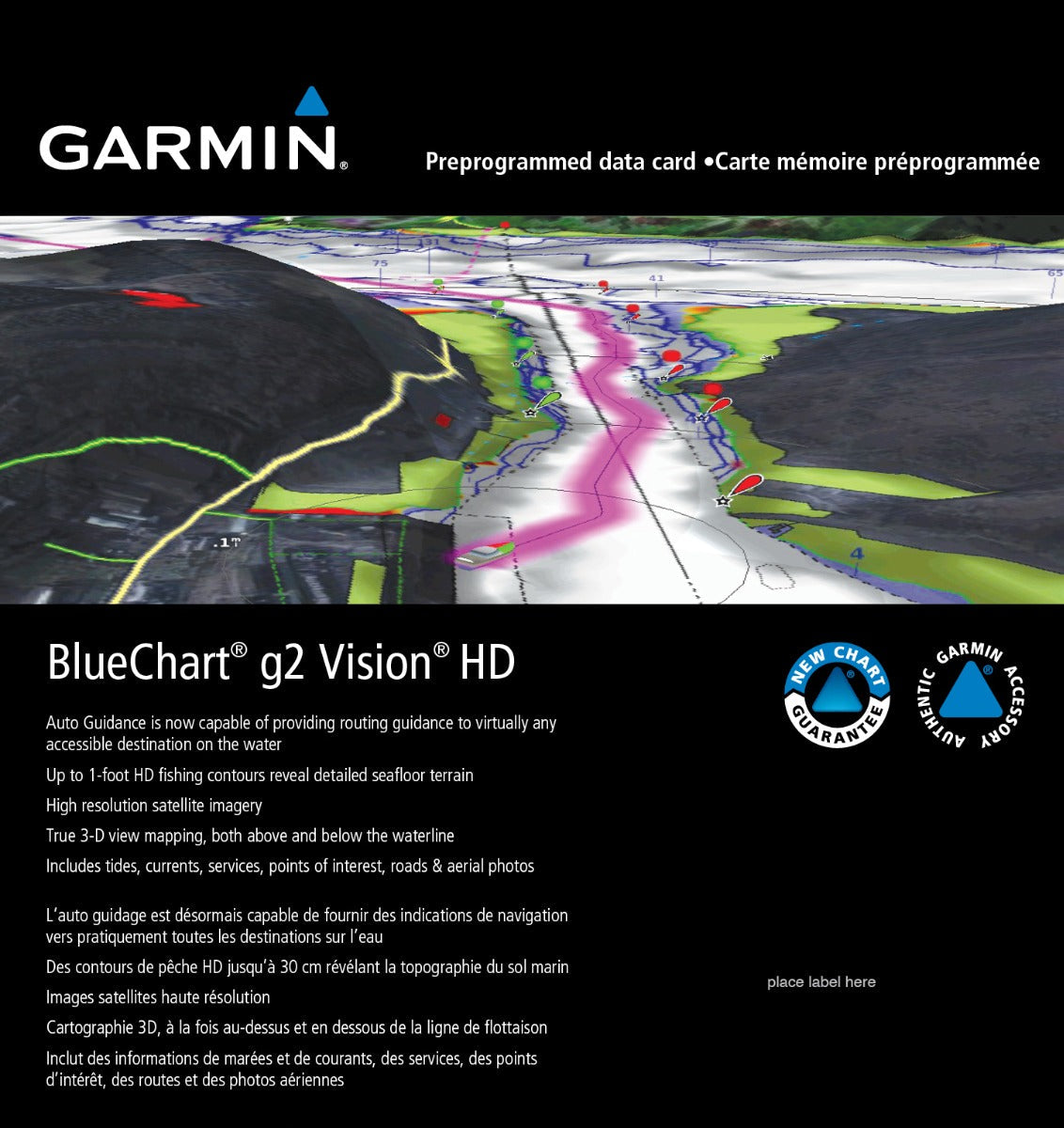 Garmin BlueChart g3 Vision microSD map card for Singapore, Malaysia and Indonesia