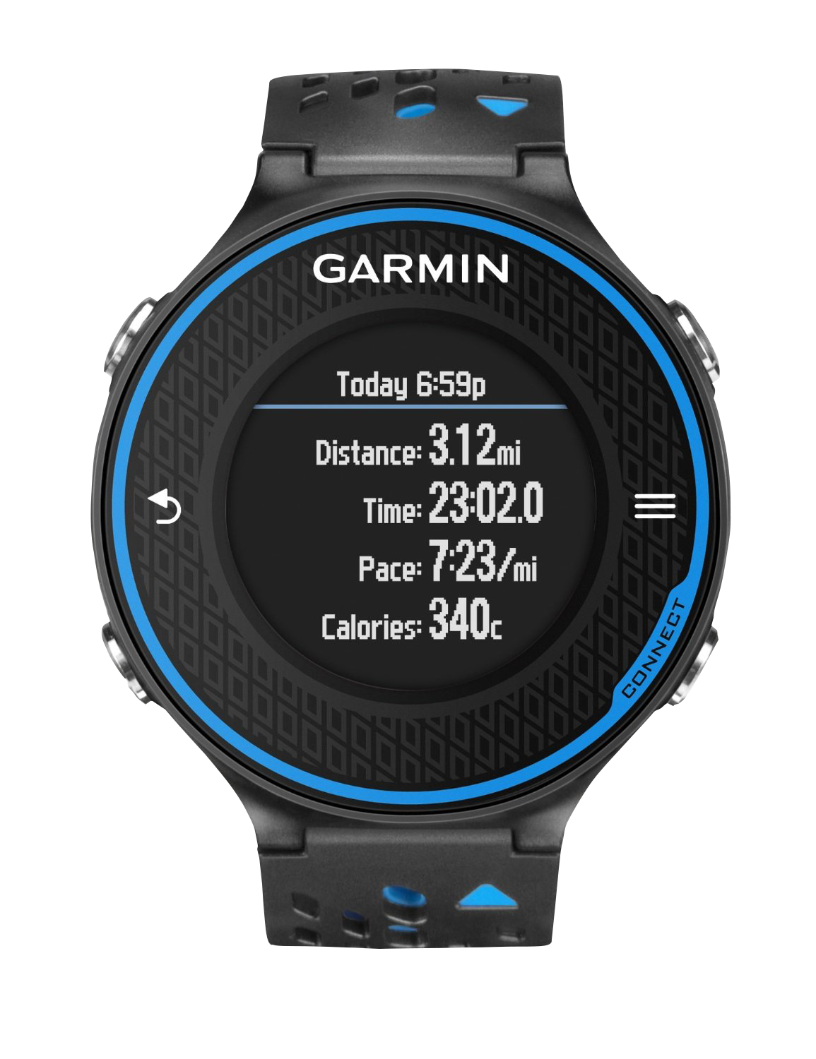 Garmin Forerunner 620, Black/Blue, Fitness GPS Smartwatch for Runners (Garmin Certified Refurbished) by Garmin