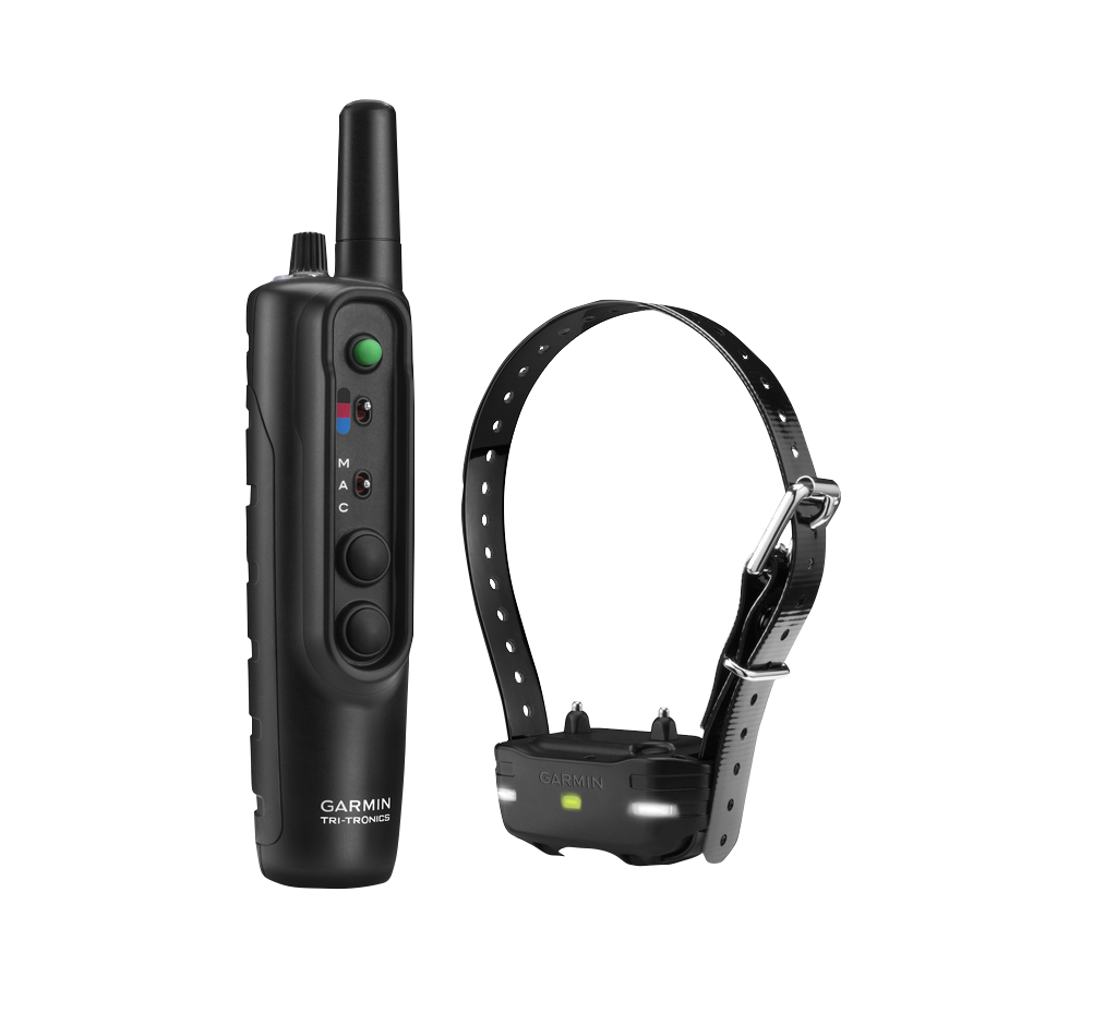 Garmin PRO 550 System hunting dog training two-piece set: black handheld remote and matching collar