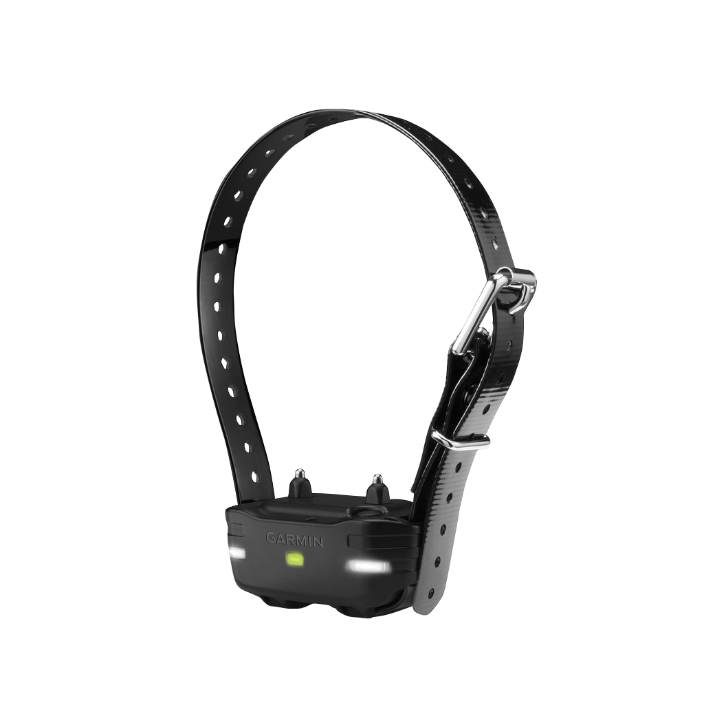 Garmin PRO 550 System dog training collar, black strap with green indicator