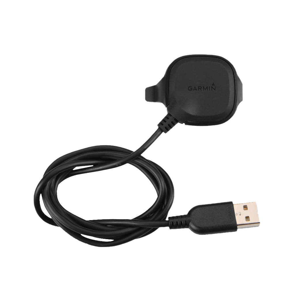 Garmin charging/data clip for Forerunner 10/15 (010-11029-04), USB cable, black