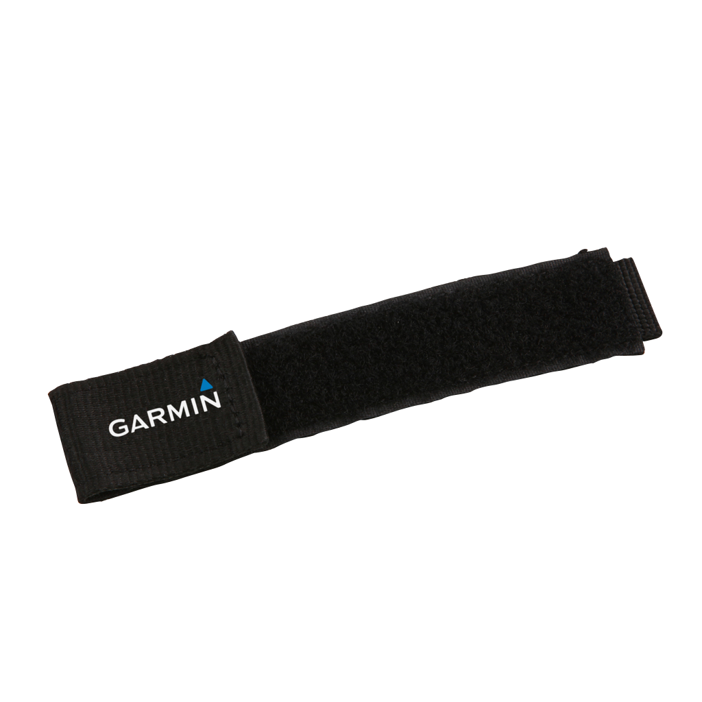 Garmin small fabric wrist strap in black with Velcro for Forerunner 910XT