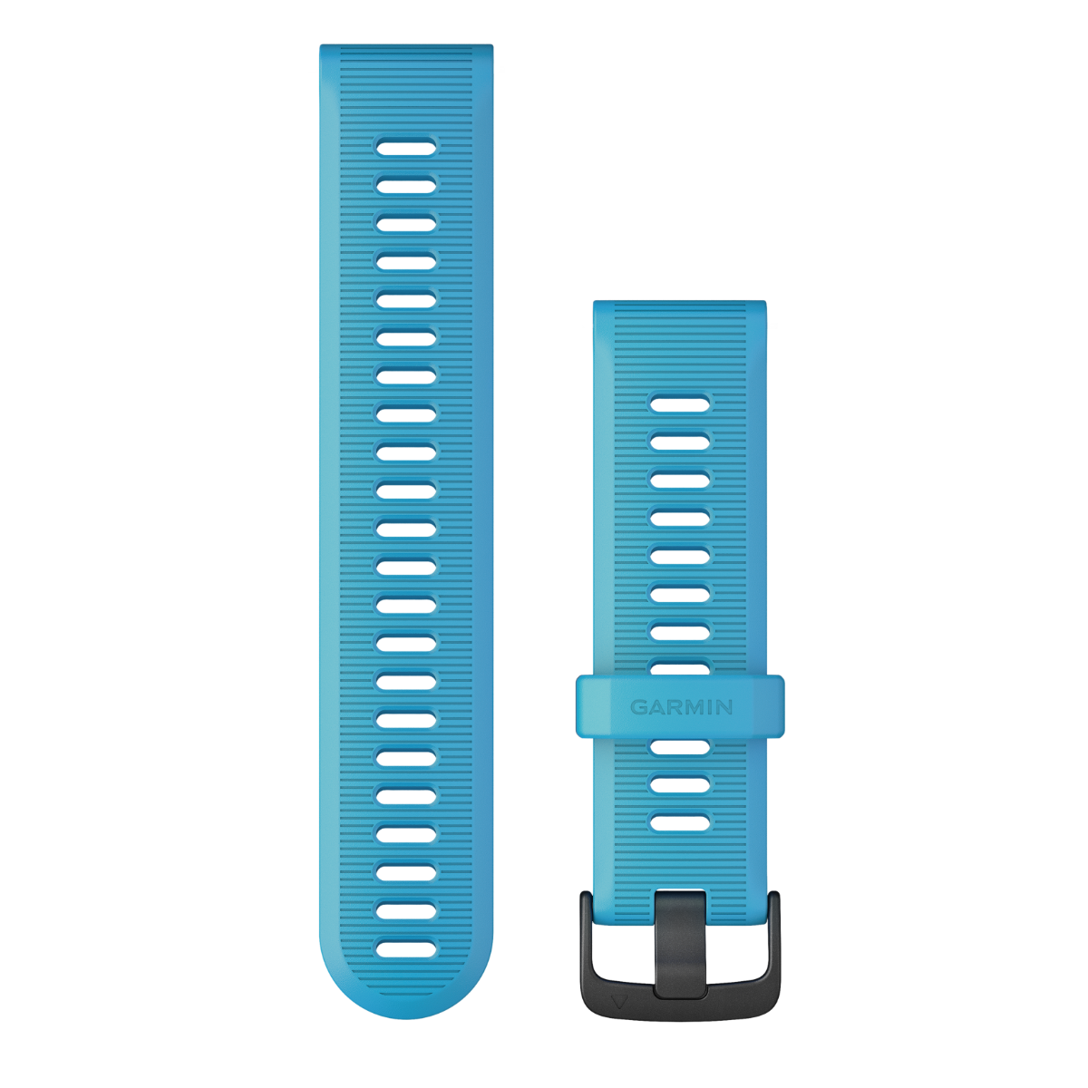 Garmin Forerunner watch bands (22 mm) blue with slate hardware, two-band set