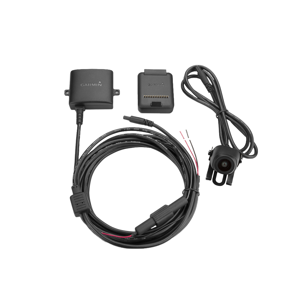 Garmin BC 20 3-piece Wireless Backup Camera kit with transmitter, receiver, and camera