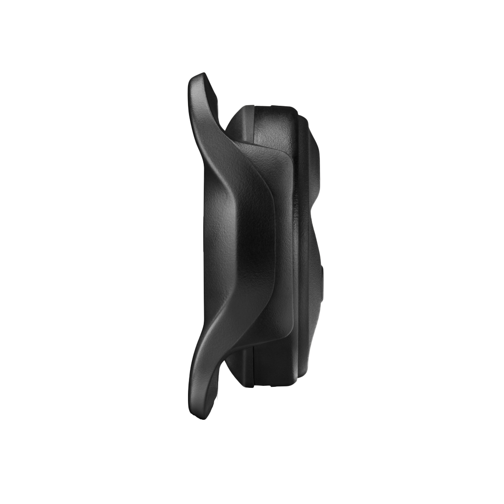 Garmin VIRB Remote (010-12094-00) black plastic camera remote control, side view.