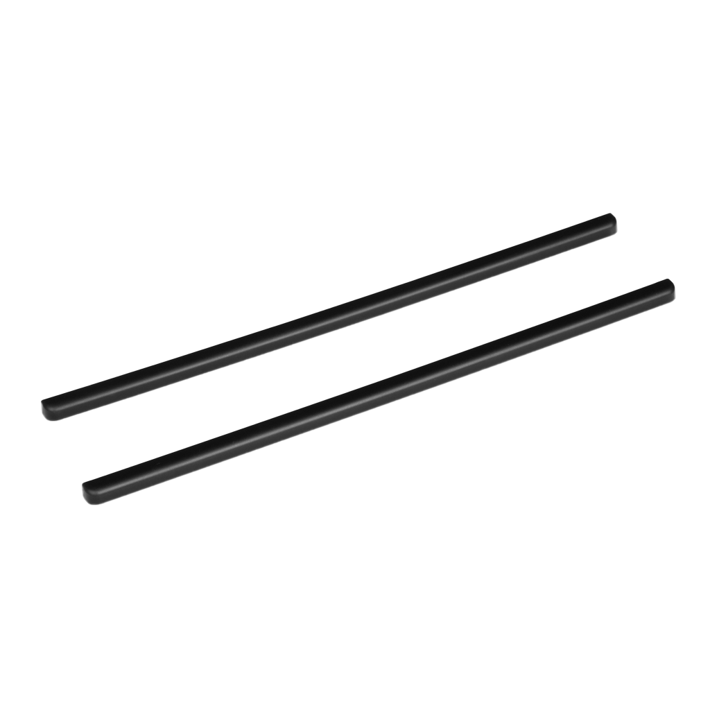 Garmin trim piece snap covers for GPSMAP 7x08, black plastic pair