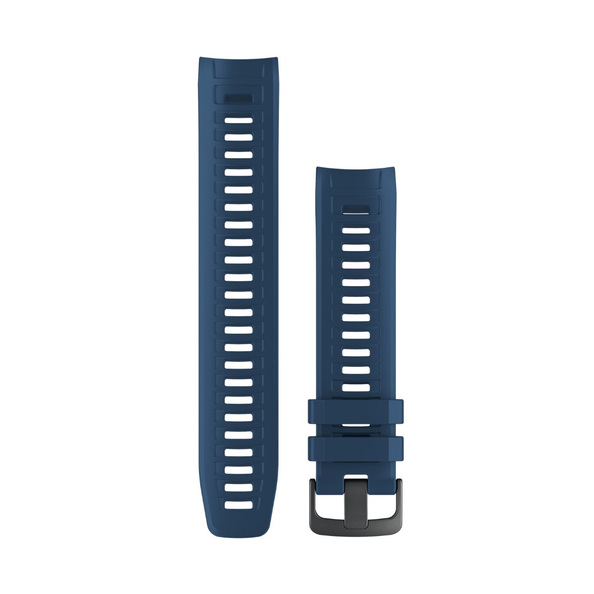 Garmin watch bands, tidal blue silicone, set of 2 with buckle