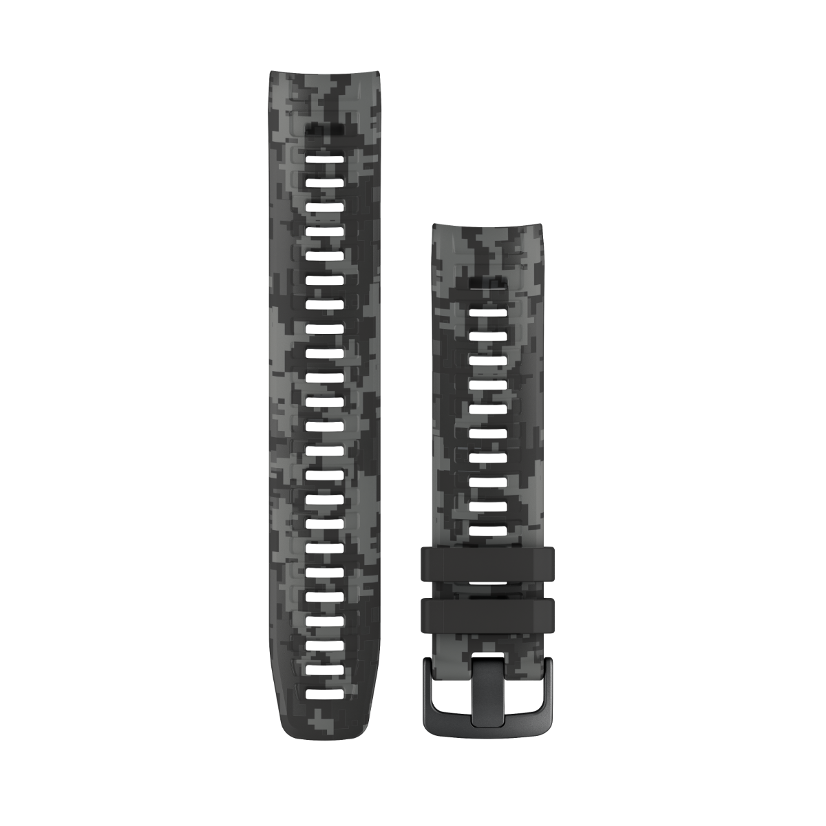 Garmin watch bands graphite camo, two-piece set with buckle (010-12854-27)