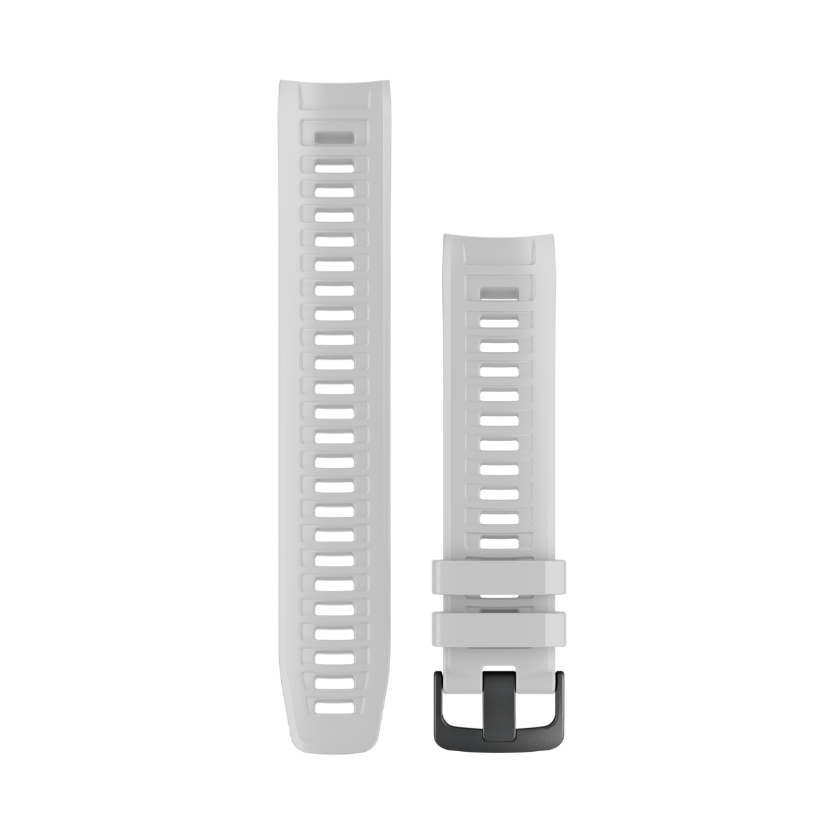 Garmin watch bands Cloudbreak 010-12854-30, white silicone, 2-piece set with black buckle