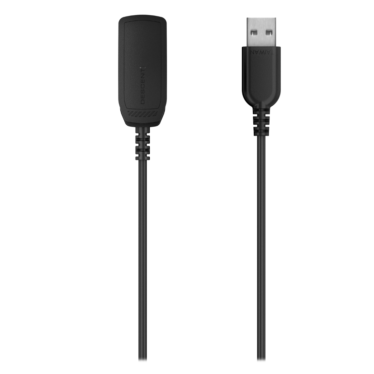 Garmin charging/data clip for Descent (010-12906-00); black USB charging cable accessory