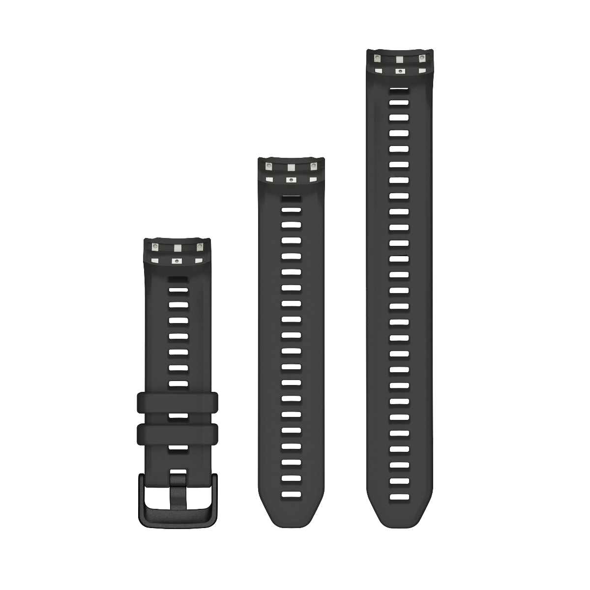 Garmin 20mm graphite silicone watch bands, set of 3 (010-13104-00)