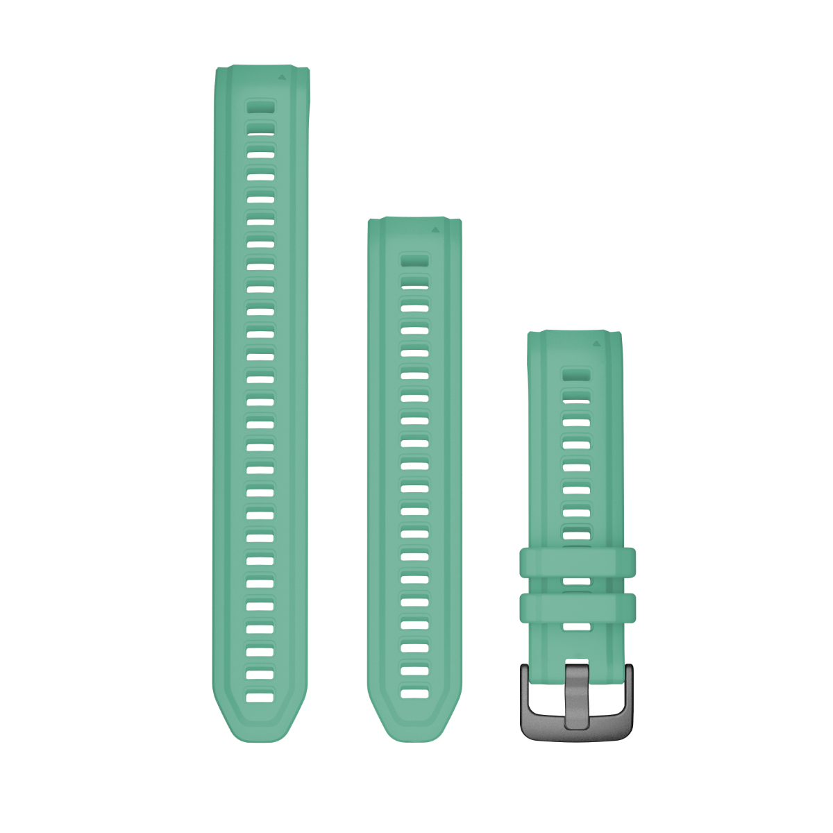 Garmin 20mm Neo Tropic watch bands teal green, three-piece set with buckle