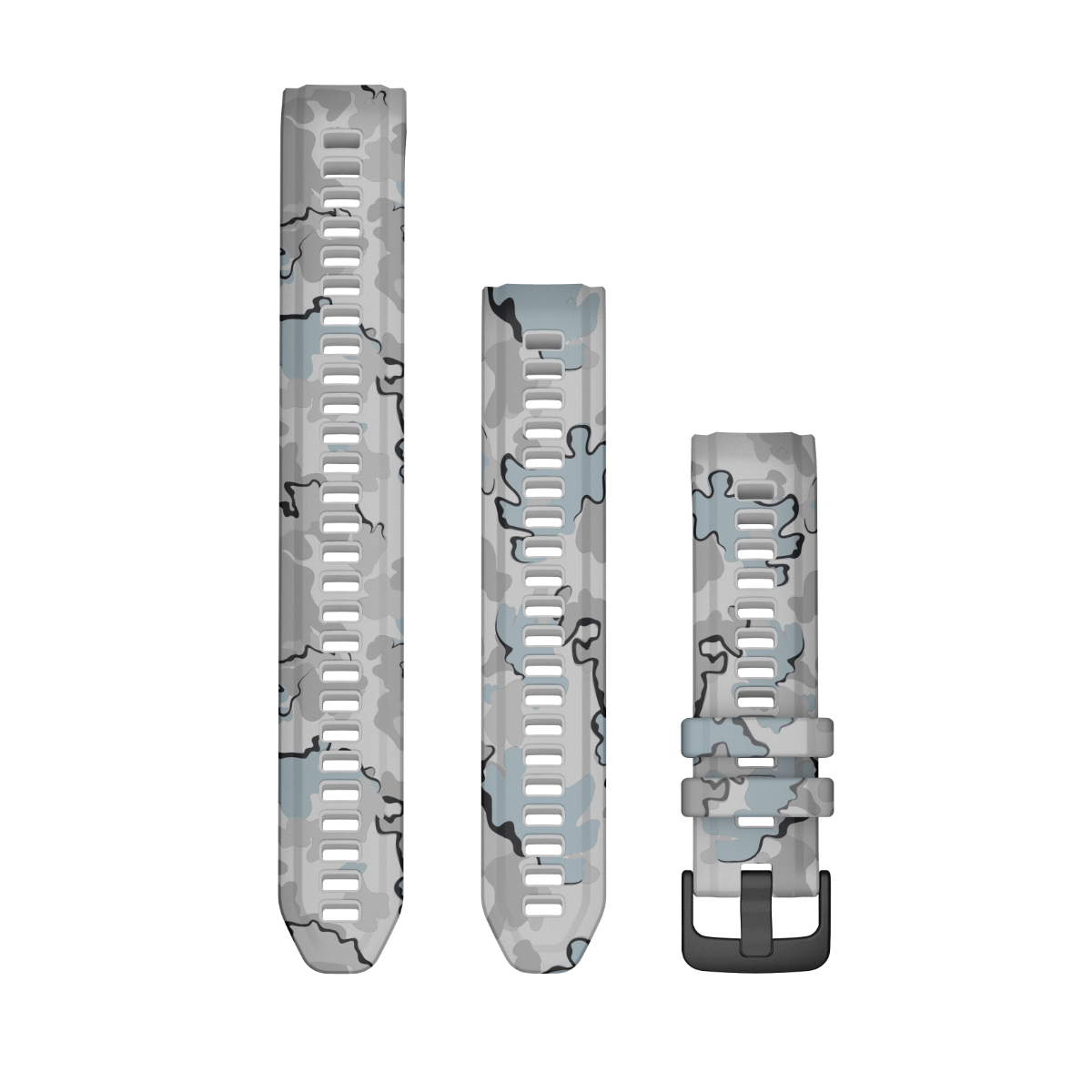 Garmin 20mm watch bands set, Mist Camo pattern; includes 3 interchangeable straps.