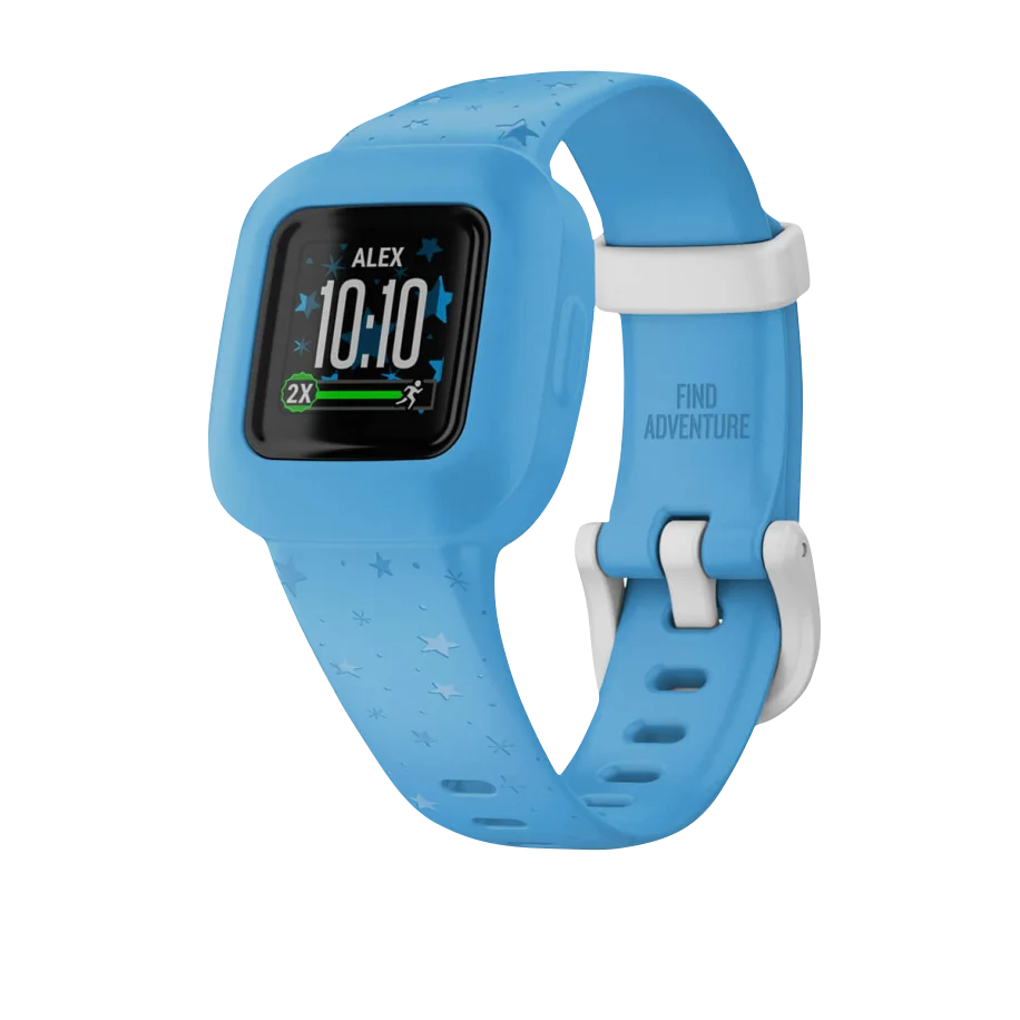 Garmin vivofit jr 3, Blue Star (Garmin Certified Refurbished) by Garmin