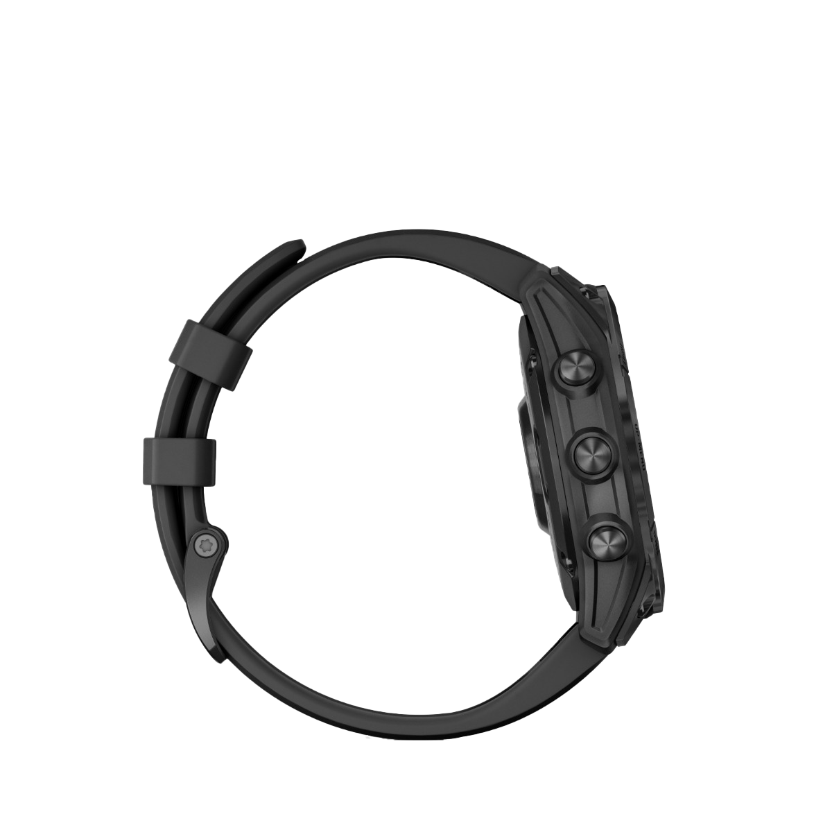 Garmin fenix 7S Solar smartwatch with slate gray case and black band