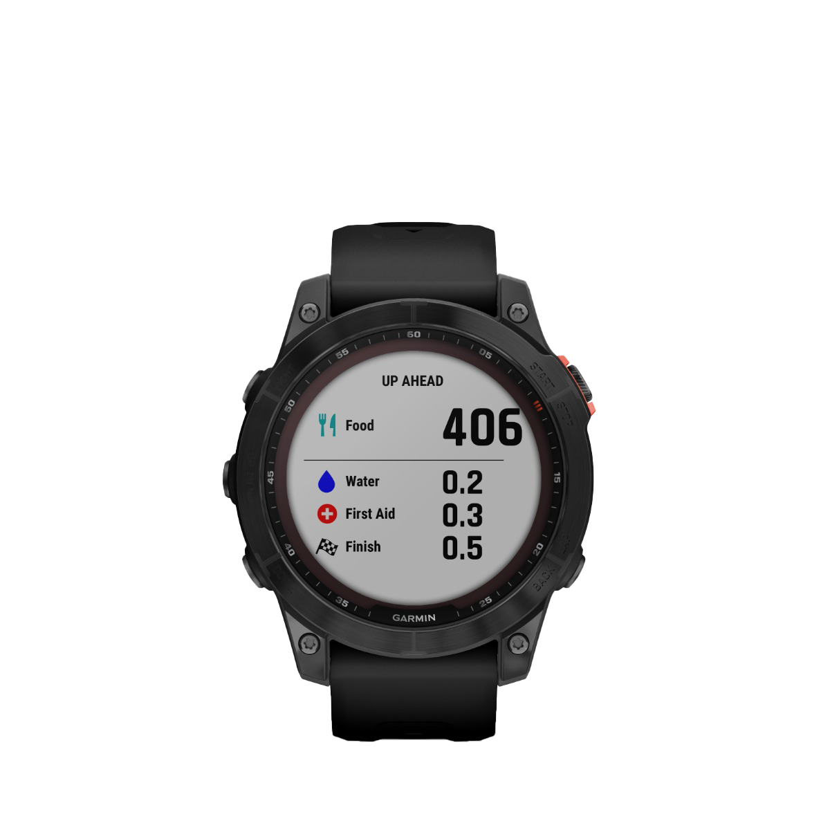 Garmin Fenix 7 Solar smartwatch, slate-gray case with black band, Garmin Certified Refurbished