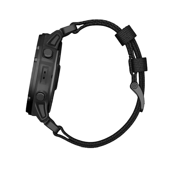 Garmin Tactix Delta Solar smartwatch, black with black nylon band