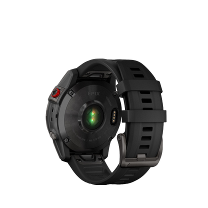 Garmin Epix (Gen 2), Black Titanium, Adventure GPS Smartwatch with Maps and Built-in Flashlight (Garmin Certified Refurbished) by Garmin