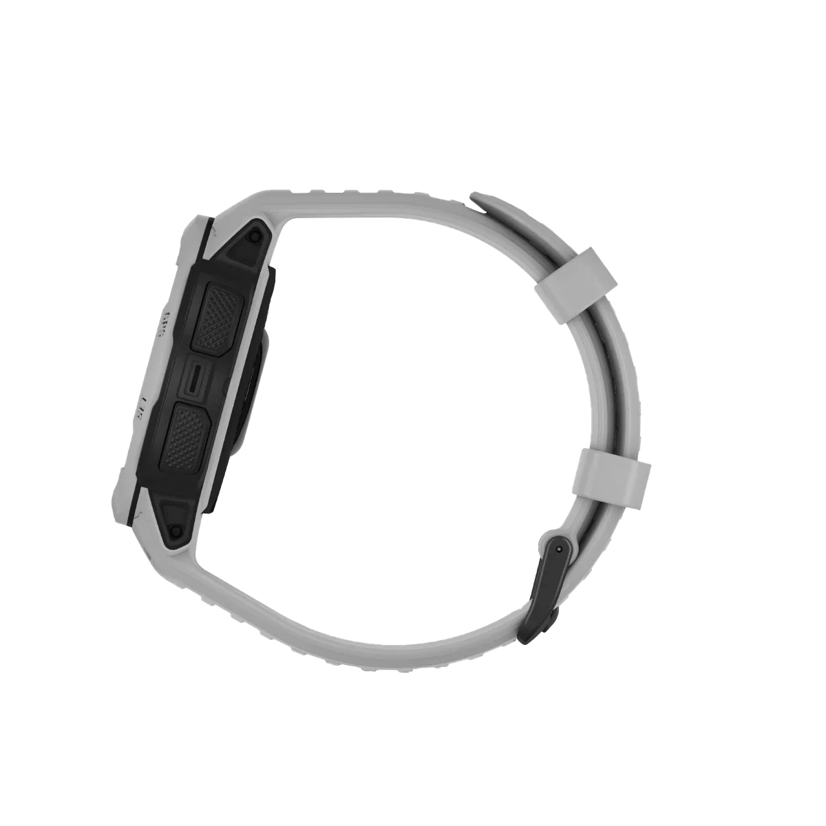 Garmin Instinct 2 Solar smartwatch in Mist Gray with light-gray band