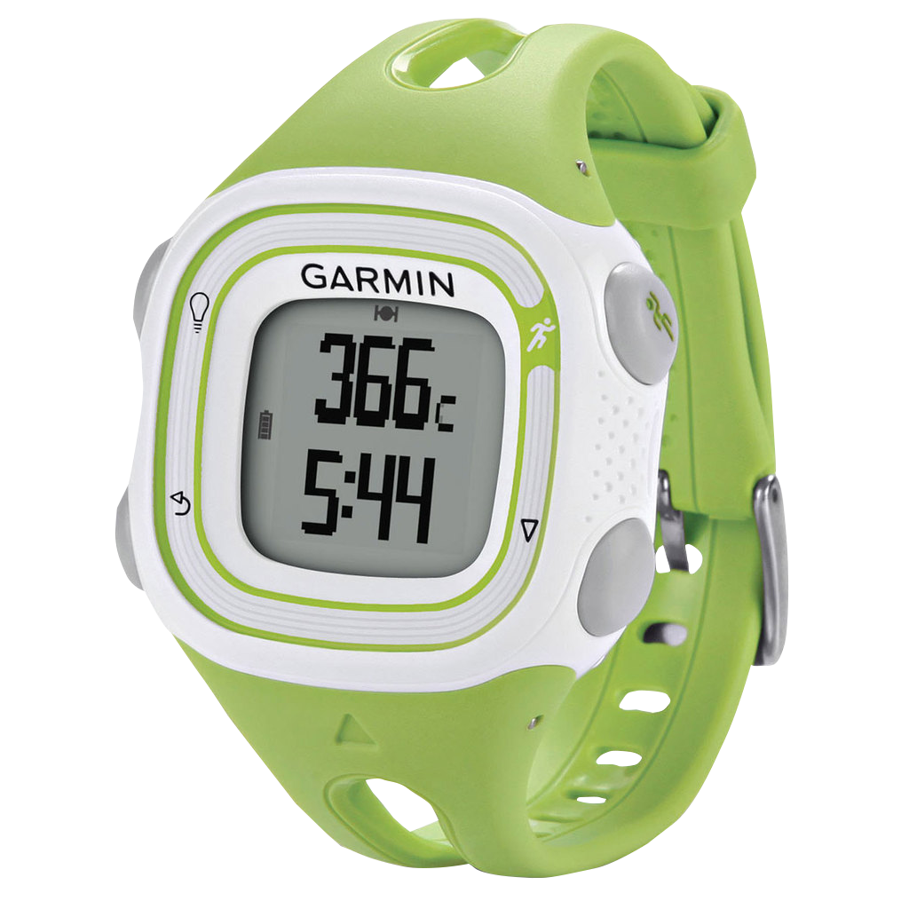 Garmin Forerunner 10, White & Green, Fitness GPS Smartwatch for Runners (Garmin Certified Refurbished) by Garmin