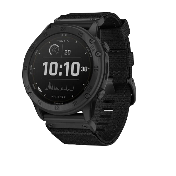 Garmin Tactix Delta Solar rugged GPS smartwatch, black, certified refurbished