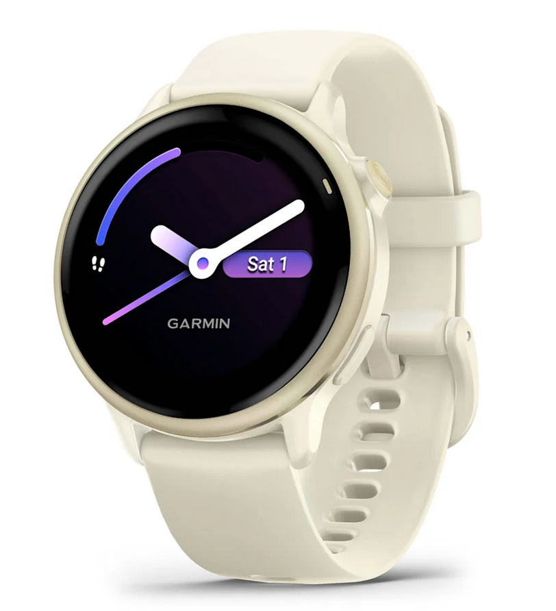 Garmin Vivoactive 6, Lunar Gold with Bone Band (010-02985-01) by Garmin