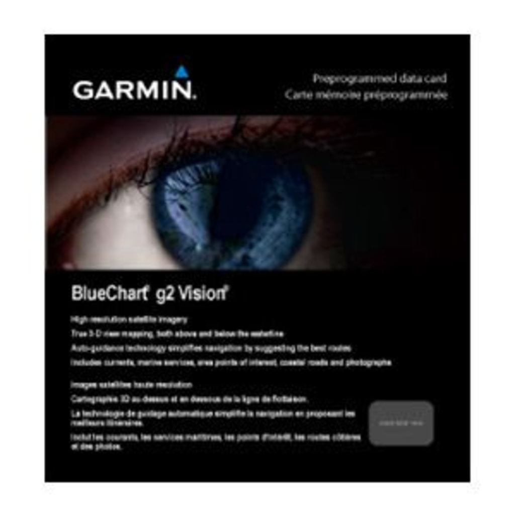 Garmin BlueChart G2 Vision France Inland Waters map card (010-C1104-00), GPS marine chart data