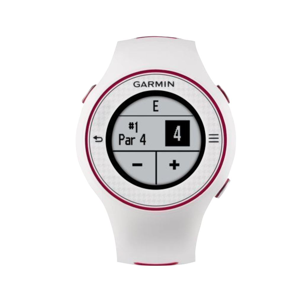 Garmin Approach S3, White/Red, Golf GPS Smartwatch & Rangefinder (Garmin Certified Refurbished) by Garmin