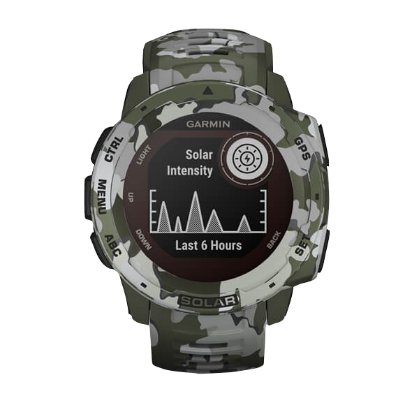 Garmin Instinct Solar - Camo Edition, Lichen Camo (010-02293-06) by Garmin