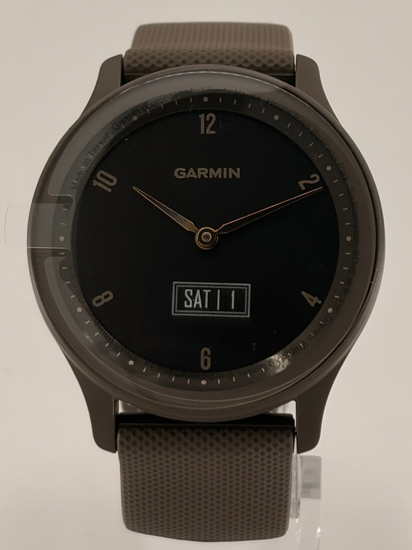 Garmin Vívomove Sport, Cocoa w/ Peach Gold Accents (Garmin Certified Refurbished)