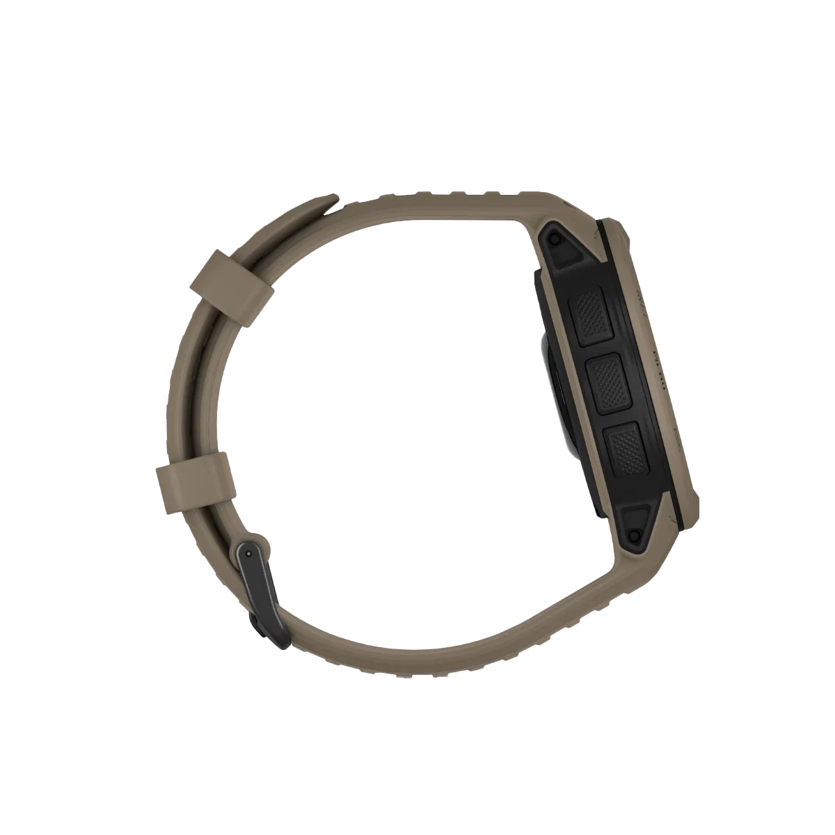 Garmin Instinct 2 Solar Tactical Edition smartwatch in coyote tan with rugged silicone strap