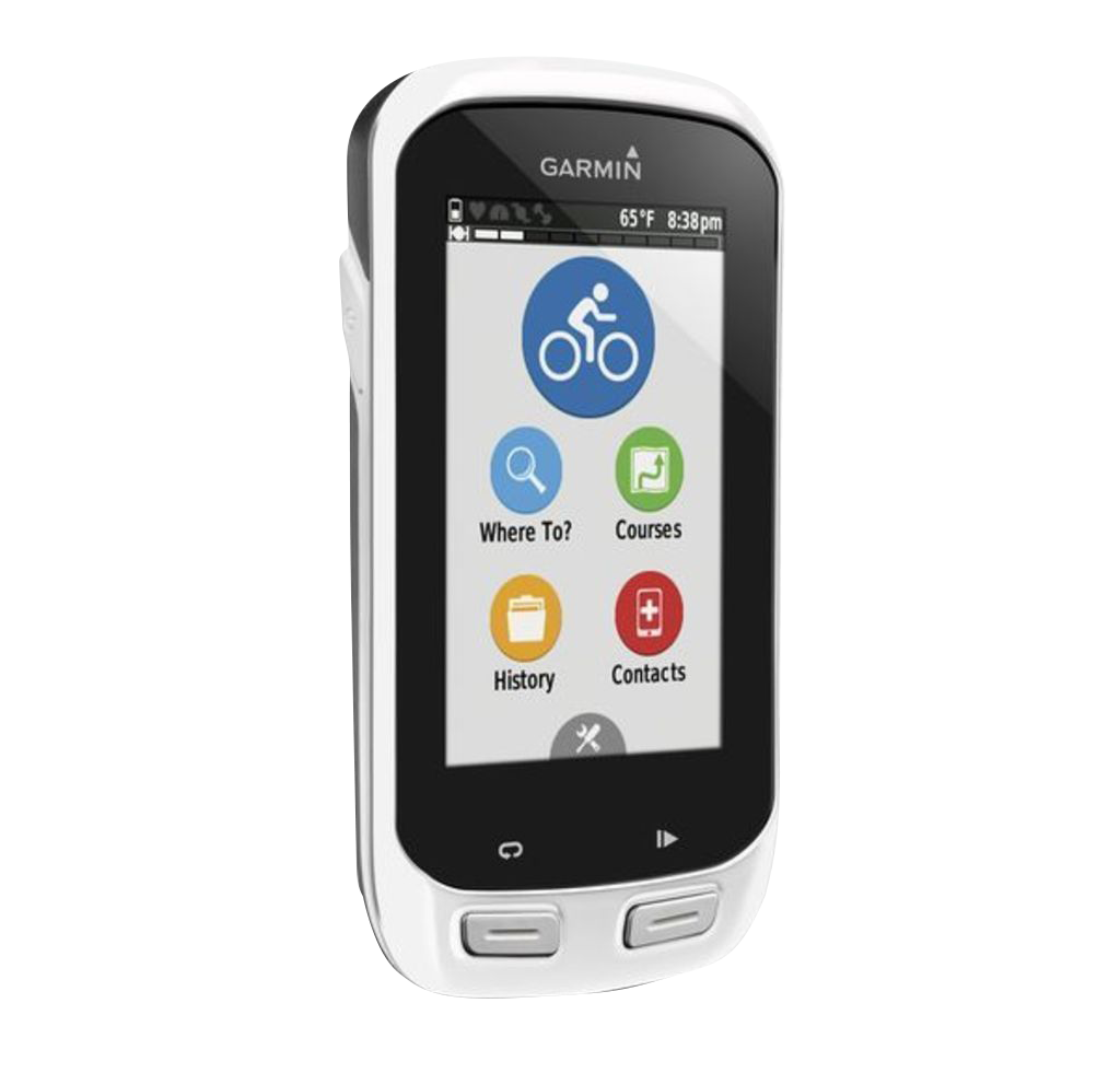 Garmin Edge Explore 1000 bike computer, refurbished, white housing