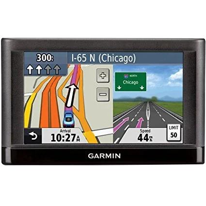 Garmin Nuvi 44 GPS navigation device, black in-car navigator with US & Canada maps