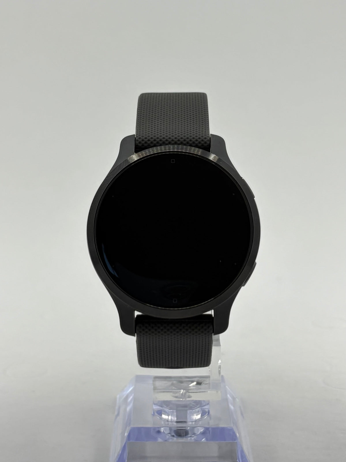 Garmin Venu 2s GPS smartwatch with slate bezel and graphite band, certified refurbished