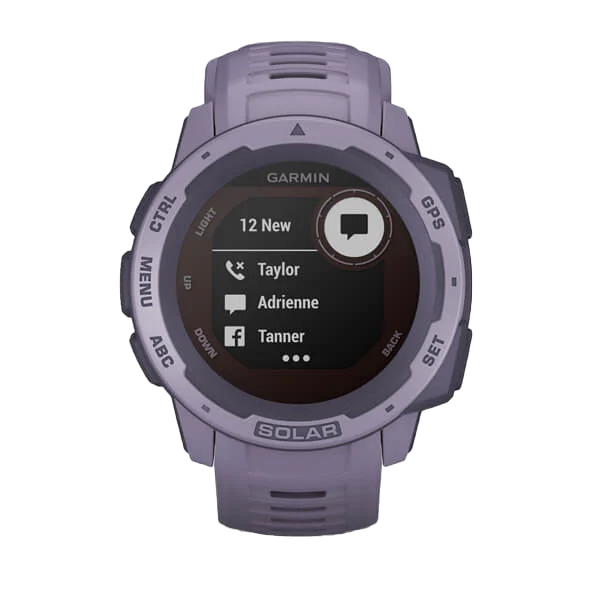 Garmin Instinct Solar, Orchid, Rugged GPS Smartwatch (Garmin Certified Refurbished) by Garmin