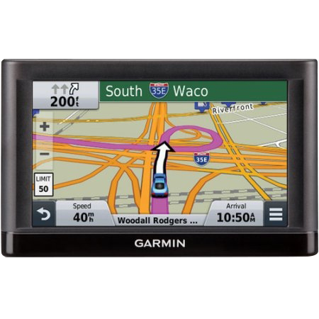 Garmin Nuvi 2757LM GPS Navigator, certified refurbished, black automotive GPS with color map display