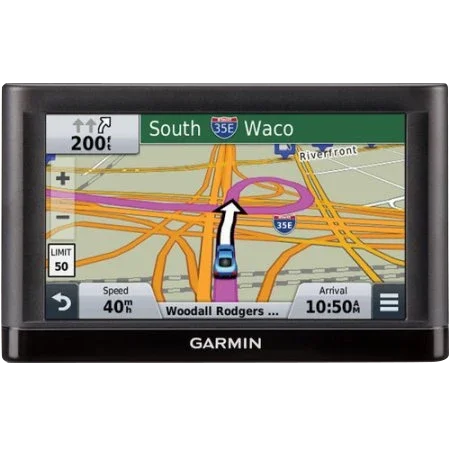 Garmin Nuvi 2757LM GPS Navigator, certified refurbished, black automotive GPS with color map display