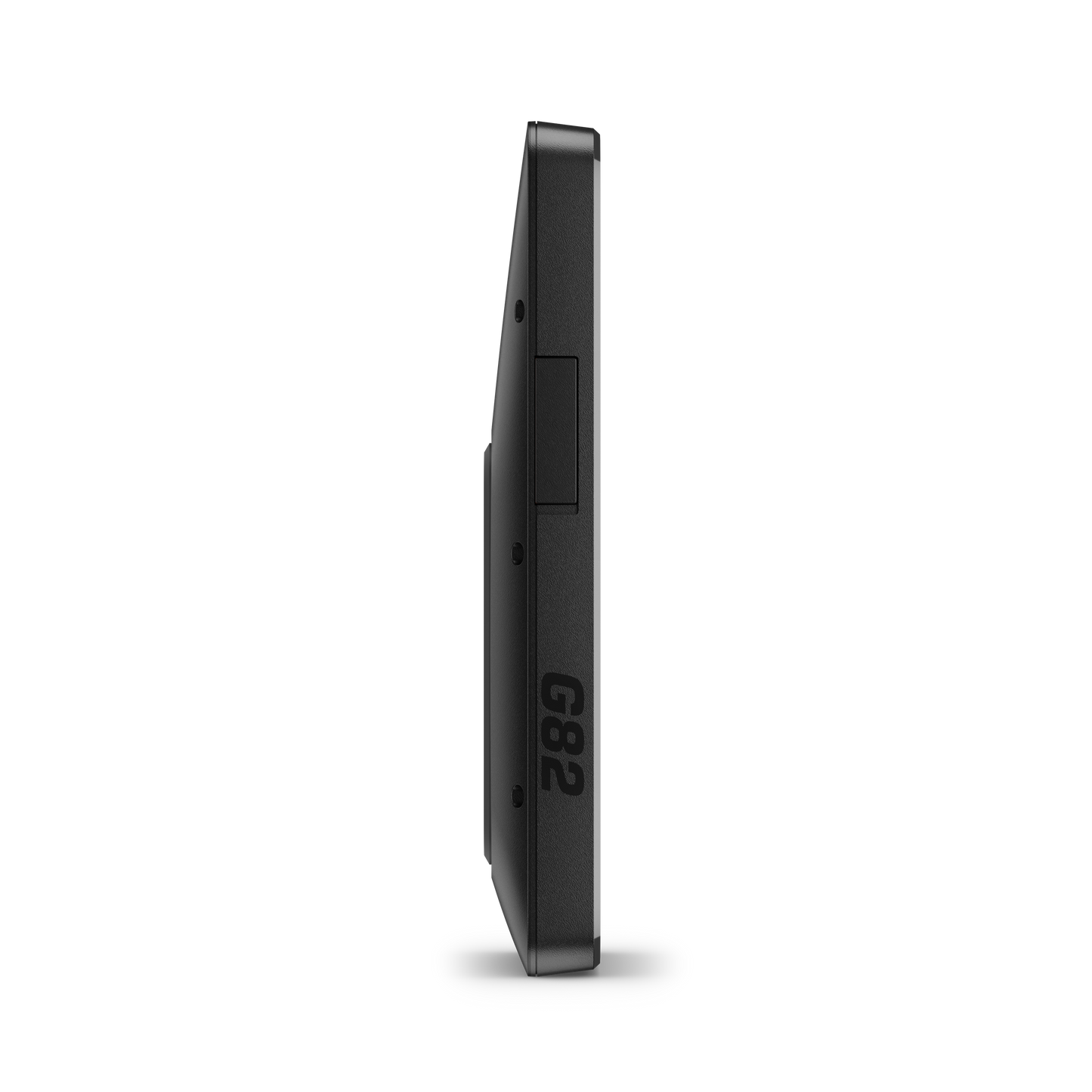 Garmin Approach G82 launch monitor handheld in black, GPS golf device.