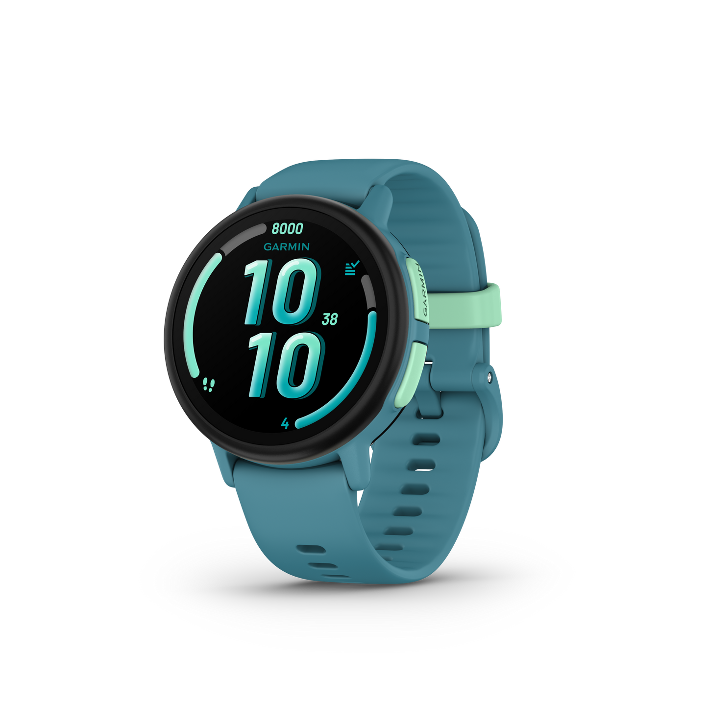 Garmin Bounce 2 Kids smartwatch, turquoise silicone strap