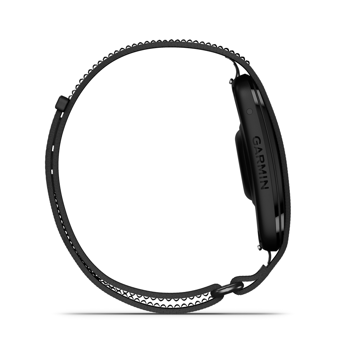 Garmin CIRQA Smart Band, Black, L-XL (010-04675-00) with fabric strap; screenless health tracker