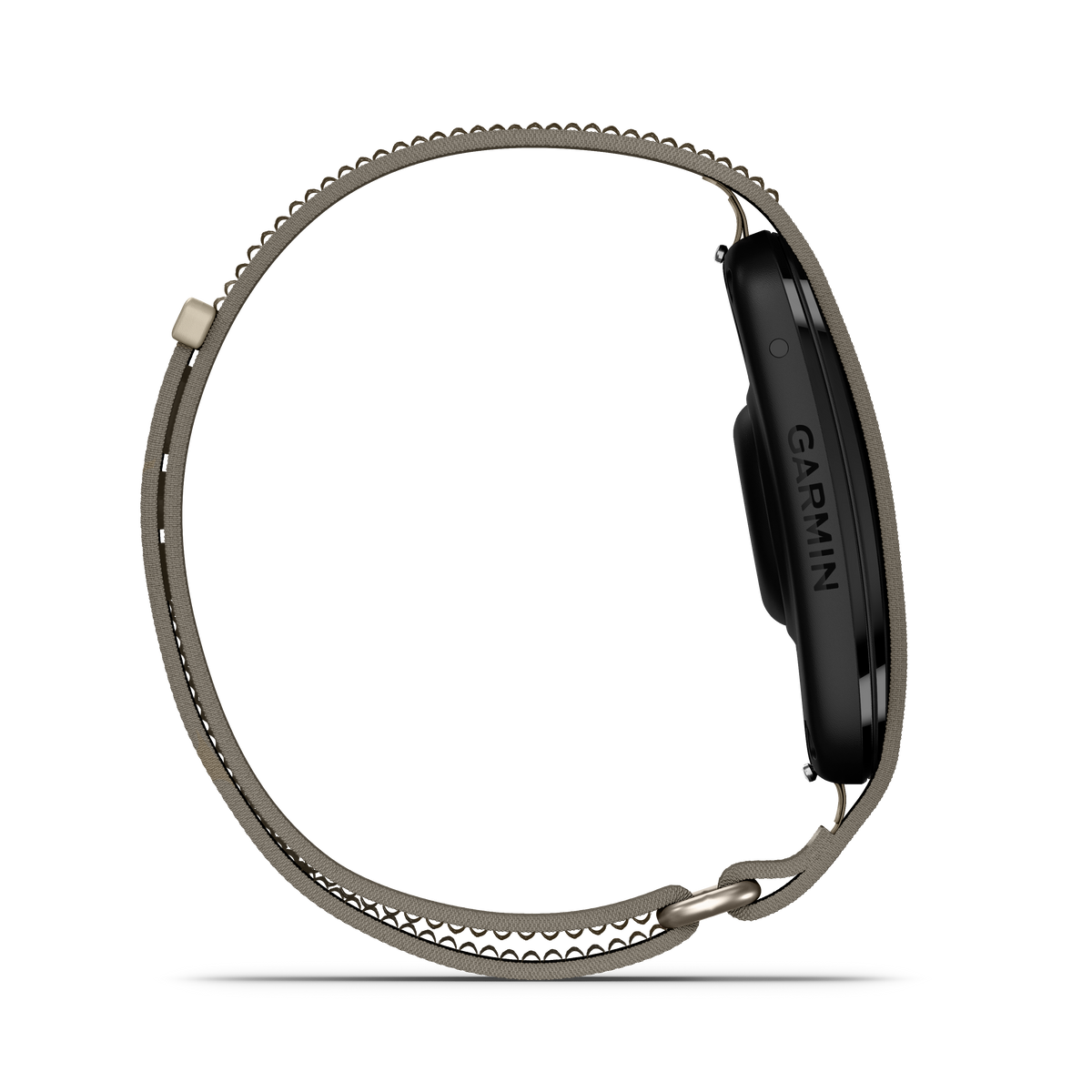 Garmin CIRQA Smart Band strap in French Gray, S/M size, woven fabric