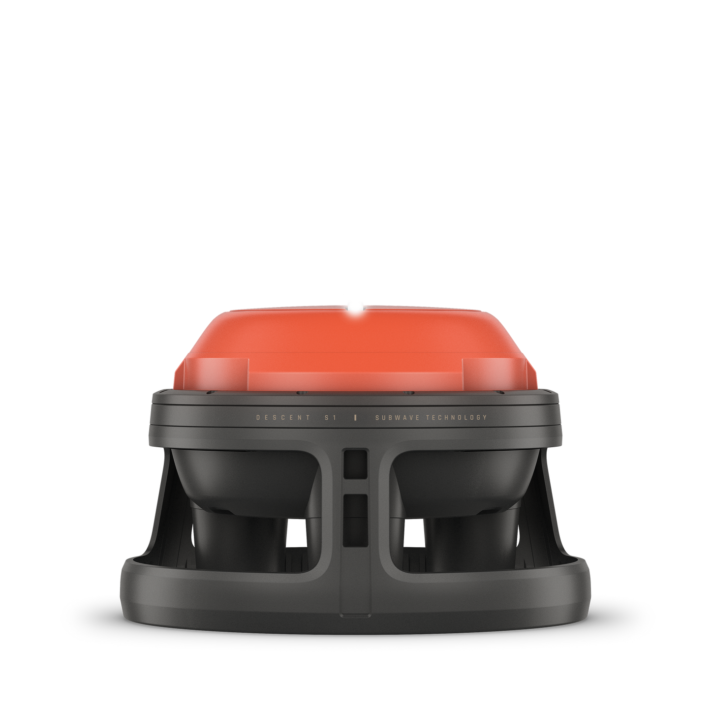 Garmin Descent S1 buoy dive computer with orange top and gray base