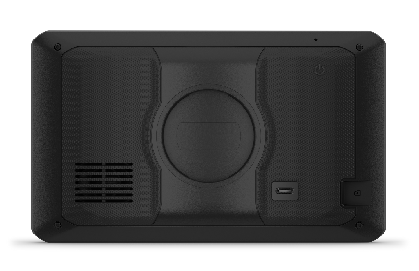 Garmin DriveTrack 72 GPS navigator back view in black