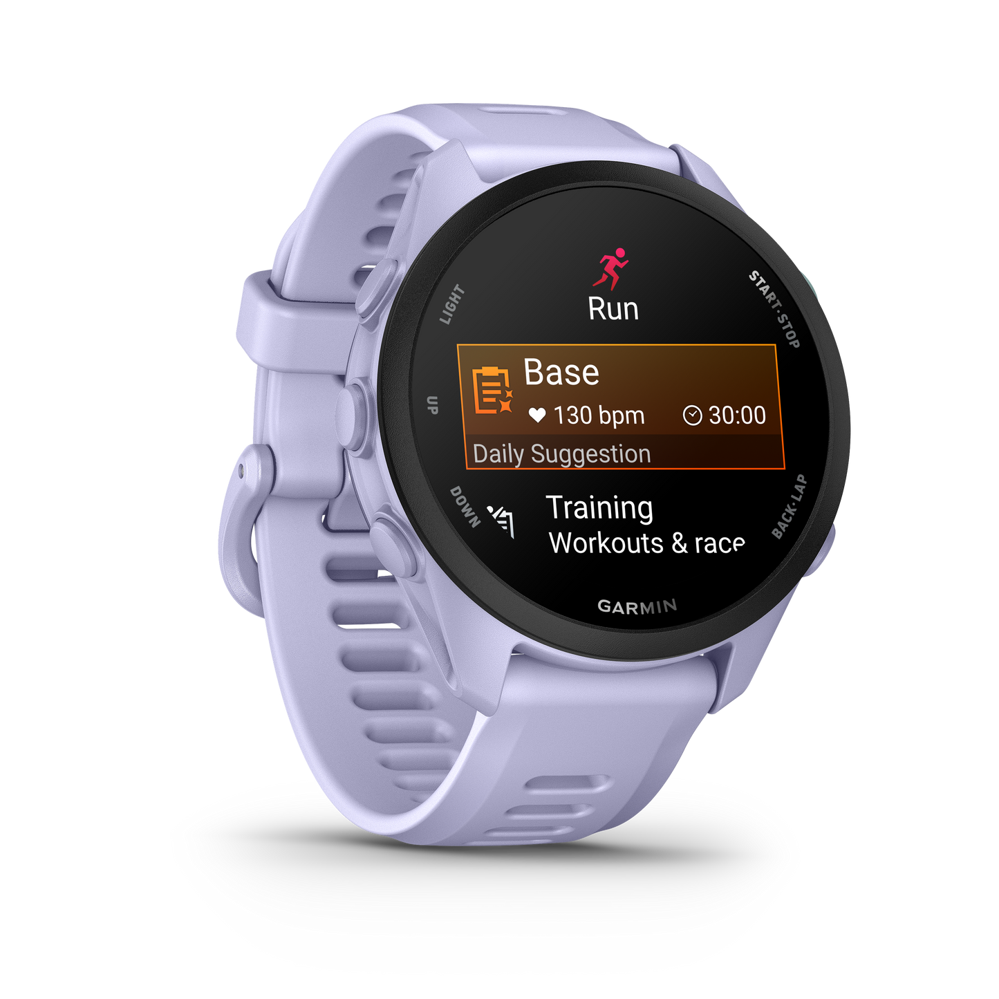 Garmin Forerunner 70 smartwatch in cool lavender with GPS