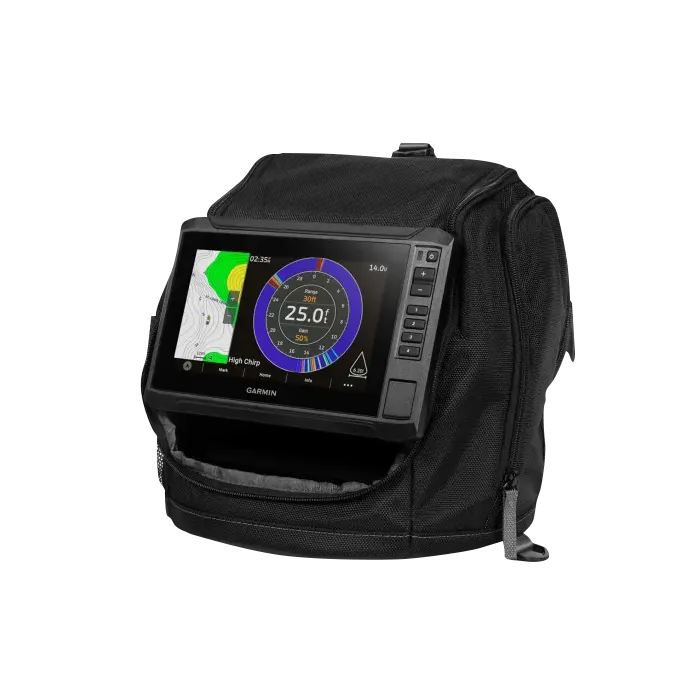 Garmin ECHOMAP UHD2 73sv Ice Fishing Bundle with Garmin Navionics+ Canada, Alaska and Great Lakes data card (010-00200-32) by Garmin