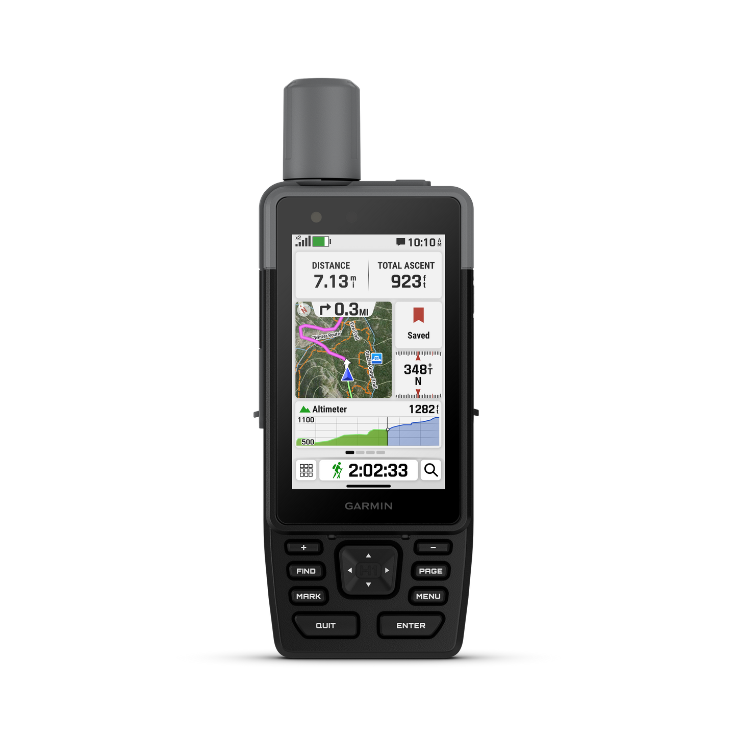 Garmin GPSMAP H1 Premium GPS Handheld rugged navigation device with map display