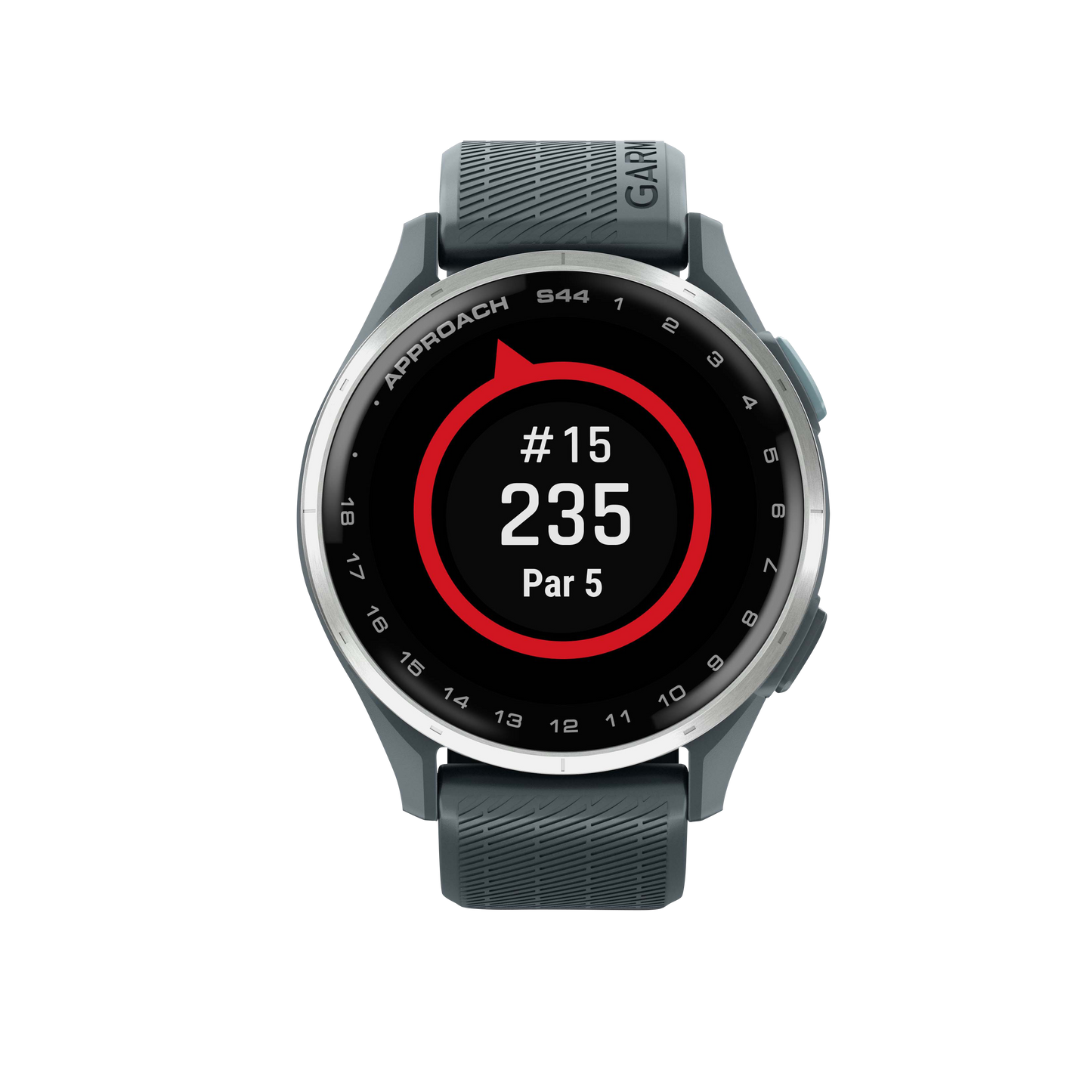 Garmin Approach S44, Silver Bezel/Twilight Band, Golf GPS Smartwatch & Rangefinder (010-03009-01) by Garmin