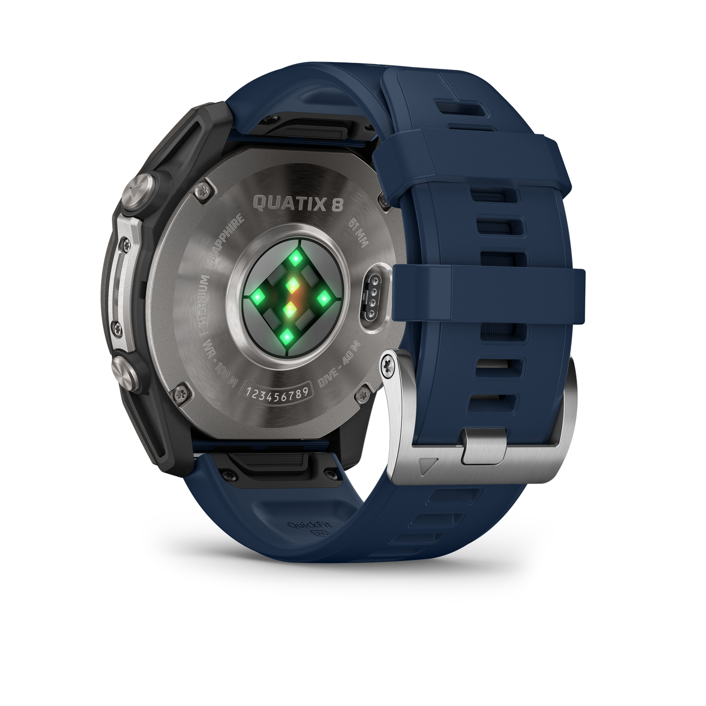 Garmin Quatix 8, (51mm), AMOLED, Marine GPS Smartwatch (010-02905-90) by Garmin