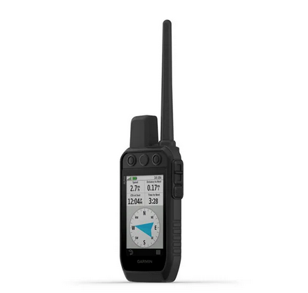 Garmin Alpha 300 handheld dog tracking device with antenna, black