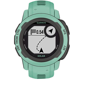 Garmin Instinct 2S Solar smart watch Neo Tropic certified refurbished